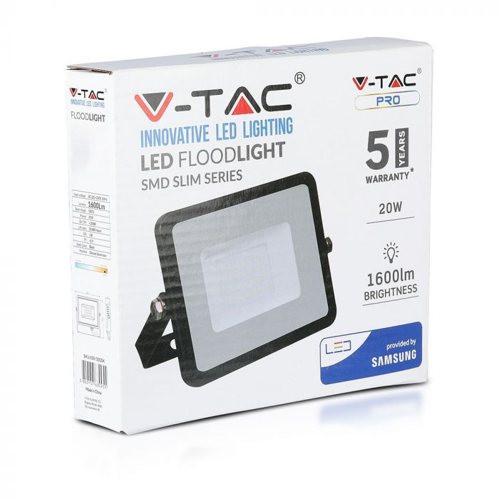 V-TAC LED FLD 20W 4K