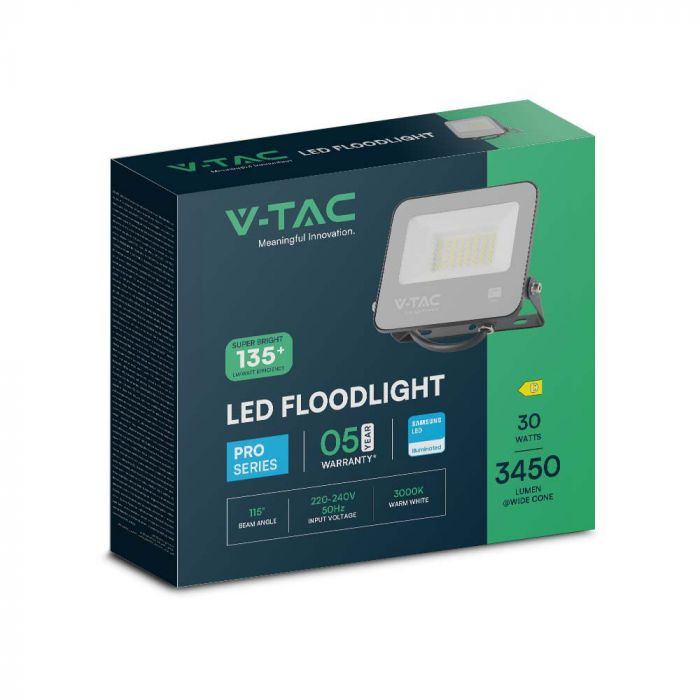 V-TAC LED FLD 30W 4K