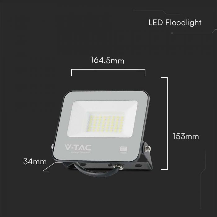 V-TAC LED FLD 30W 4K