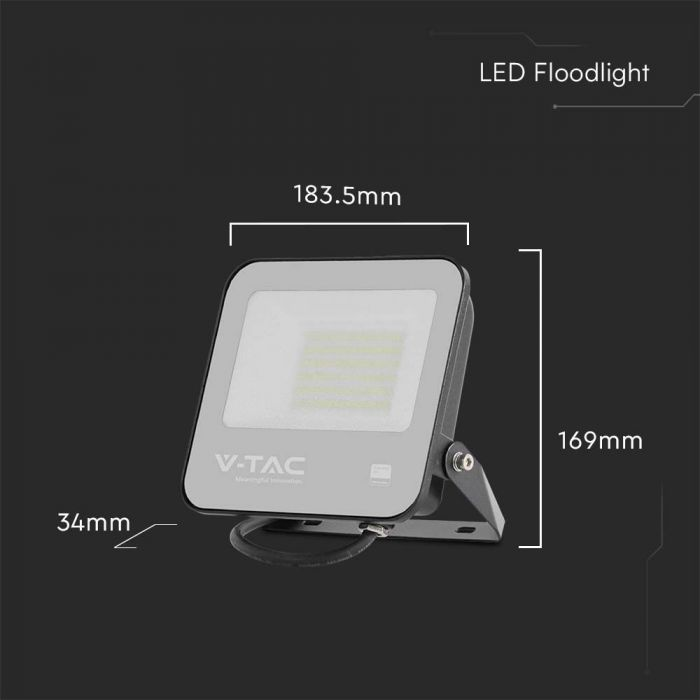 V-TAC LED FLD 50W 4K