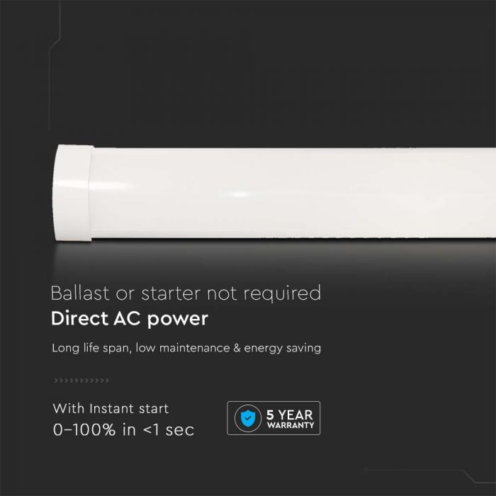 V-TAC LED BAT 2F 20W 4K SC