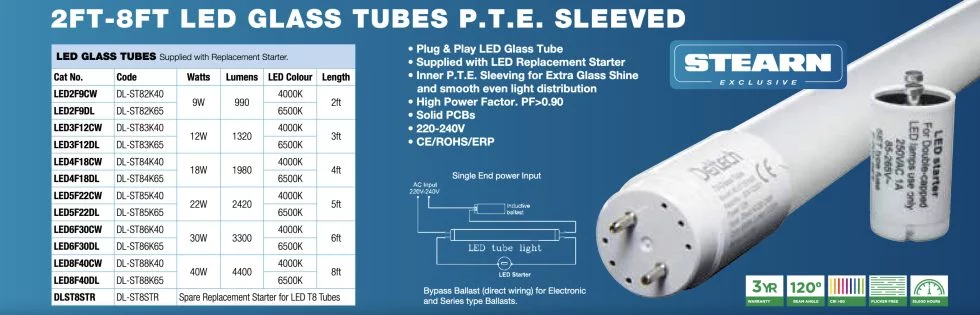 DELTECH DE DL-ST84K40 4F 18W 4K Tube