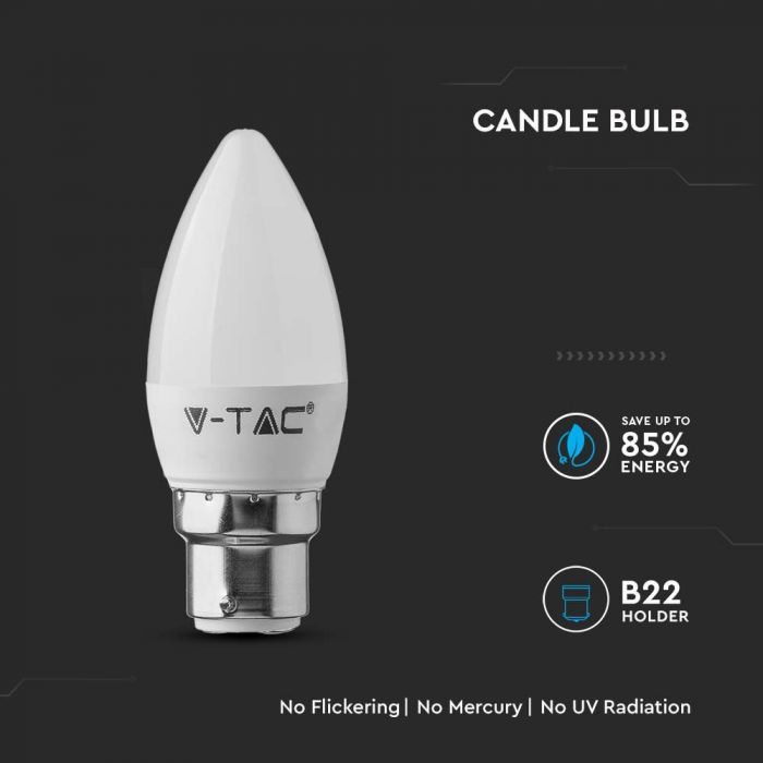 4.5W 470LM Candle B22 3K