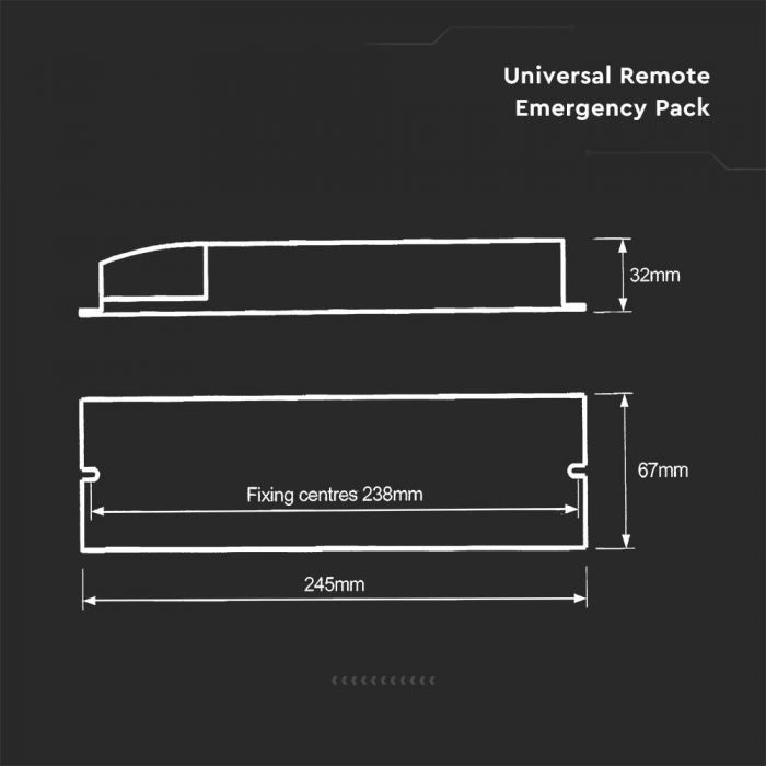 6W to 24W Emergency Back Up Battery Pack