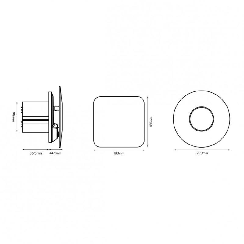 Xpelair Timer 100mm